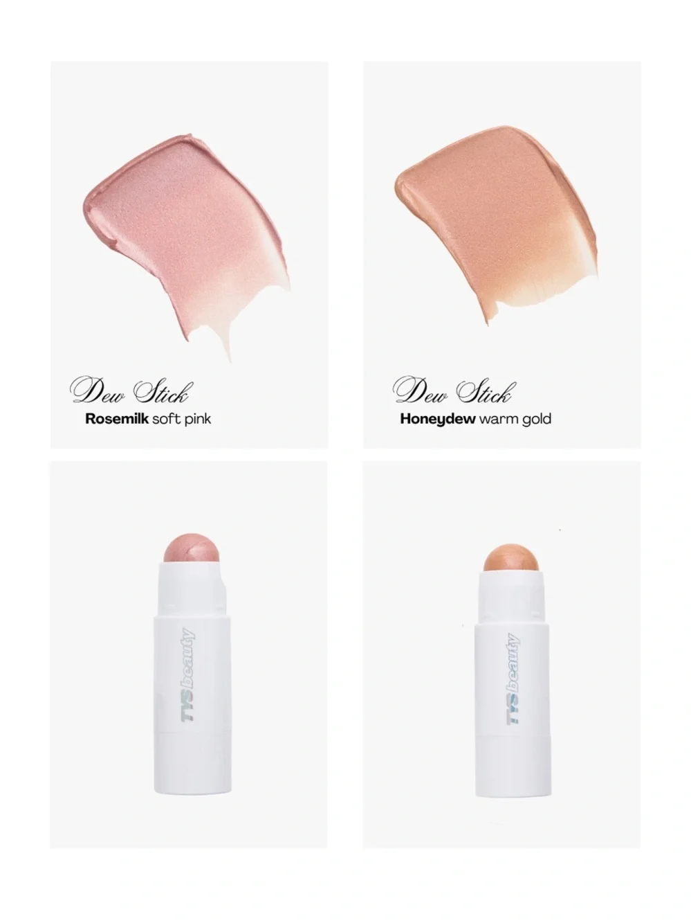 Dew Stick Highlighter — Champagne Glow (Peachy Beige)